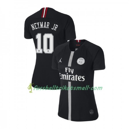 Fußballtrikots Paris Saint-Germain Neymar JR 10 Jodan Schwarz Frauens 2018-2019 Kurzarm Ausweichtrikot kaufen